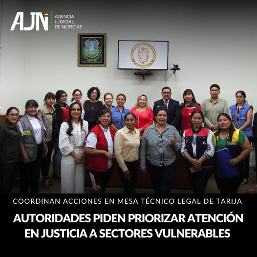 𝐌𝐄𝐒𝐀 𝐓𝐄́𝐂𝐍𝐈𝐂𝐎 𝐋𝐄𝐆𝐀𝐋 𝐄𝐍 𝐓𝐀𝐑𝐈𝐉𝐀 𝐂𝐎𝐎𝐑𝐃𝐈𝐍𝐀 𝐀𝐂𝐂𝐈𝐎𝐍𝐄𝐒 𝐃𝐄 𝐏𝐑𝐈𝐎𝐑𝐈𝐙𝐀𝐂𝐈𝐎́𝐍 𝐀 𝐒𝐄𝐂𝐓𝐎𝐑𝐄𝐒 𝐕𝐔𝐋𝐍𝐄𝐑𝐀𝐁𝐋𝐄𝐒